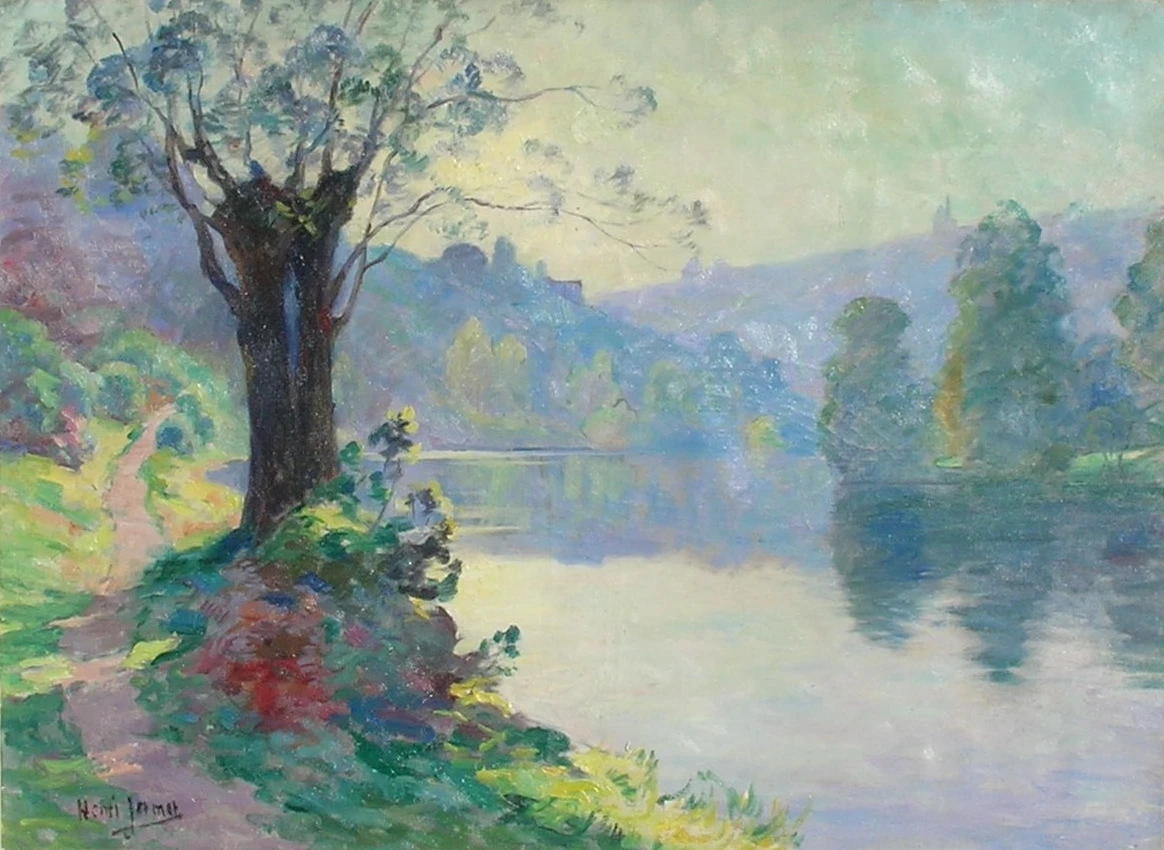 1858-Henri Jamet - Le pin
